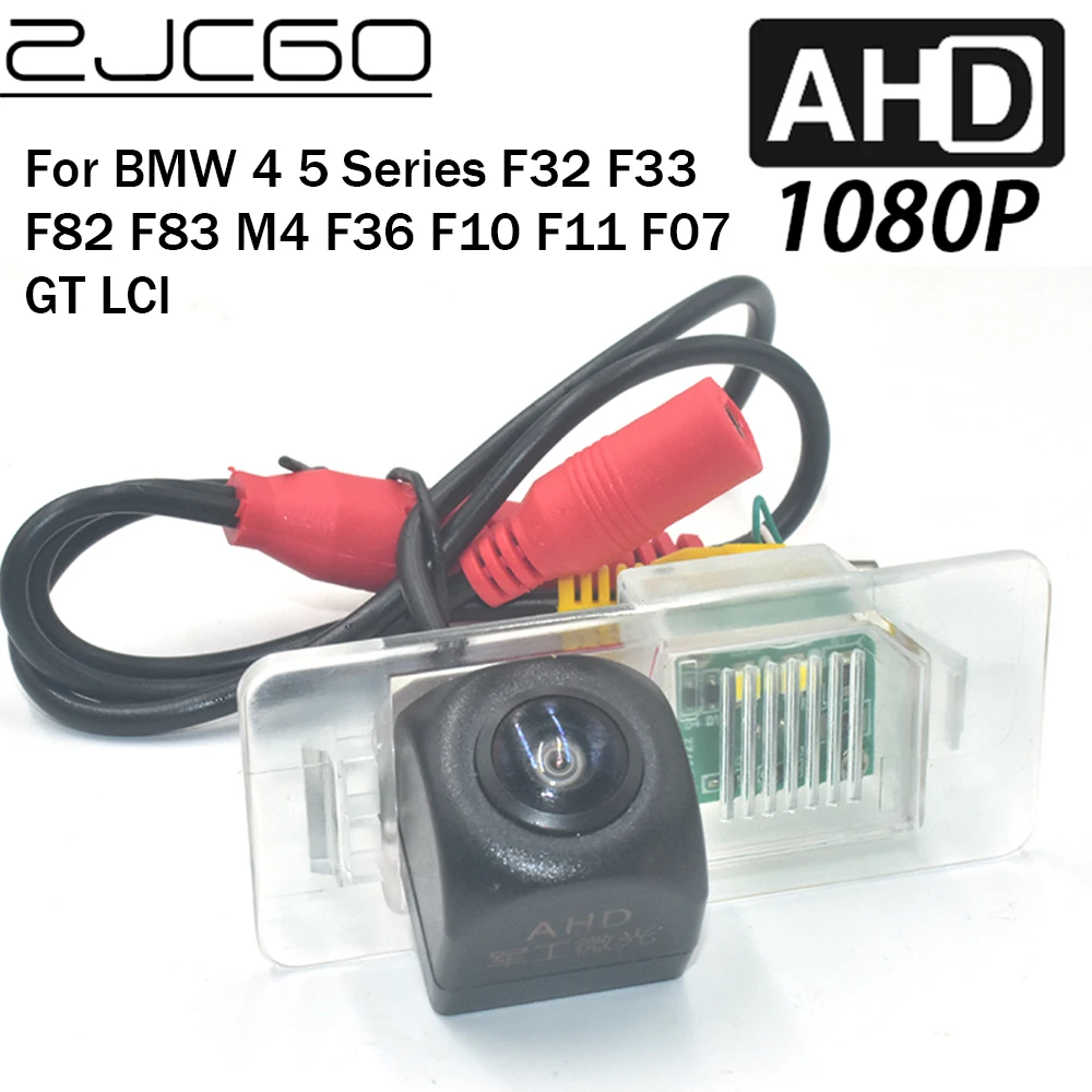 

ZJCGO Car Rear View Reverse Backup Parking AHD 1080P Camera for BMW 4 5 Series F32 F33 F82 F83 M4 F36 F10 F11 F07 GT LCI