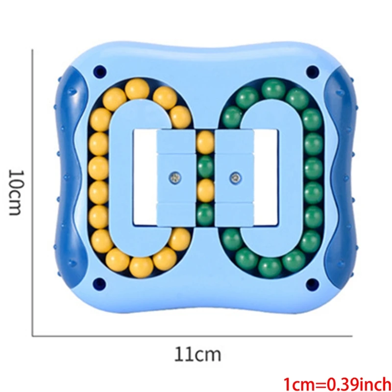 Giocattolo per bambini antistress rotante cubo di fagioli magici punta delle dita Fidget adulti bambini giocattolo antistress divertimento educazione gioco innovativo