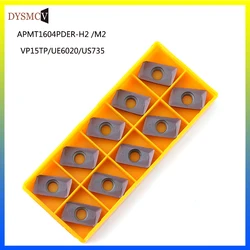 APMT1604 PDER M2/H2 VP15TF UE6020 US735 carbide milling insert indexable end milling cutter machine face milling cutting tool