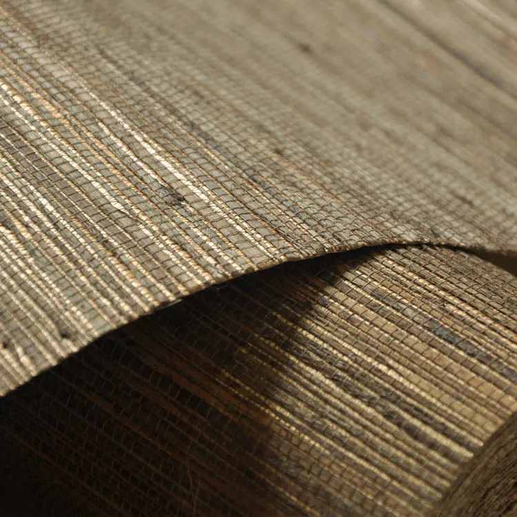 MYWIND Grasscloth Wallpaper Natural Fabric Wallcovering