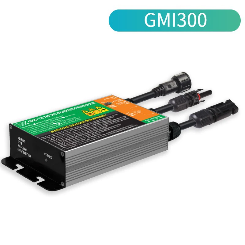 Microinversor de conexión a red IP55, 300W, 350W, 18-50V, entrada de 120V/230V, salida de ca de 260W, inversor de conexión a red de Panel Solar con conector Solar