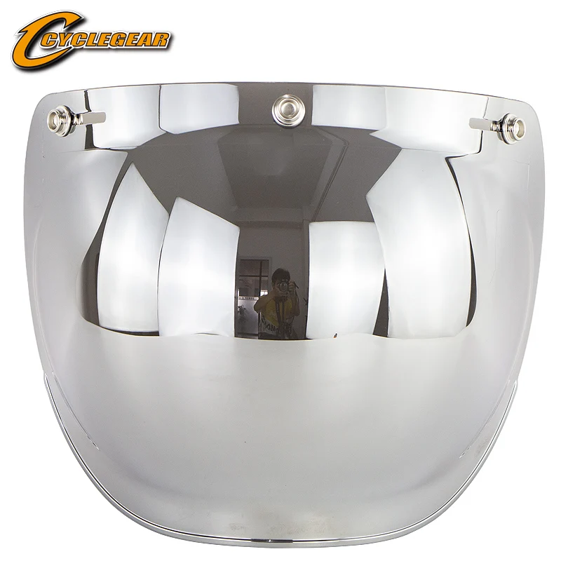 

Motorcycle Helmet Visor Shield Flip Up Bubble Visor For Open Face Helmets Retro Helmet Capacetes Motorcycle Helm Part BV05