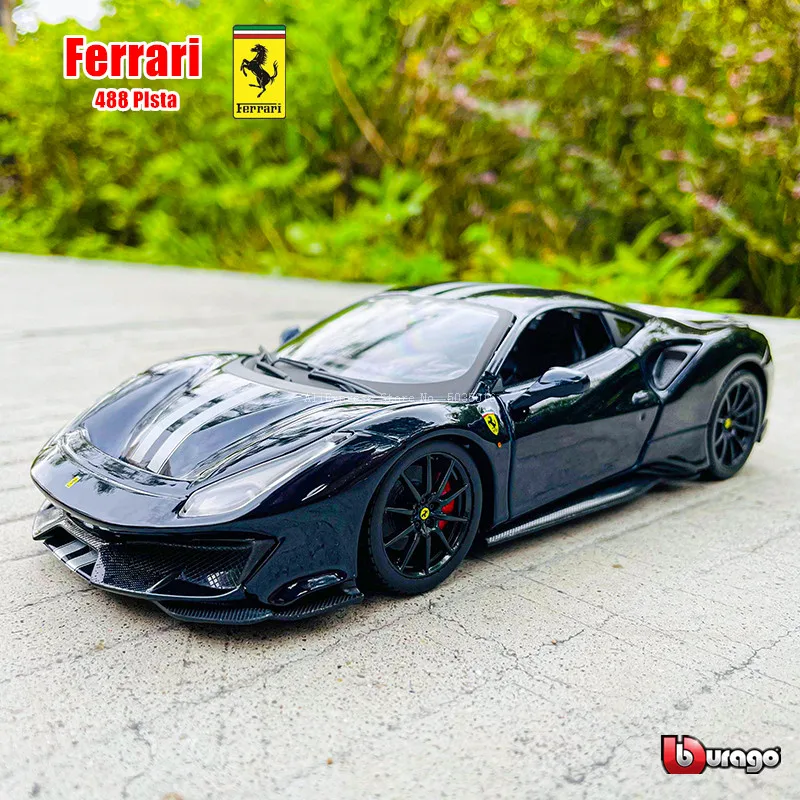 

Модель Автомобиля Ferrari 2021 pista Bburago 1:24 из литого металла, детская игрушка, подарок для парня, коллекция автомобиля из искусственного сплава