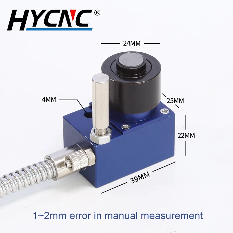 Automatic Tool Pressure Sensor Z Axis Tool Setting Inspection Instrument Gauge 4 Lines CNC Stone Carving Tool Adjustment Probe