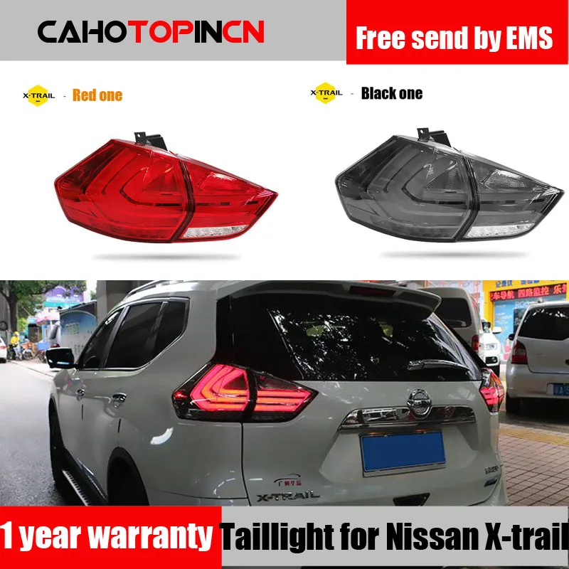 

Tail Lights For Nissan Rogue X-trail Xtrail 2014-2019 Led Tail Light Fog lamp Rear Lamp DRL + Brake + Park + Signal lights