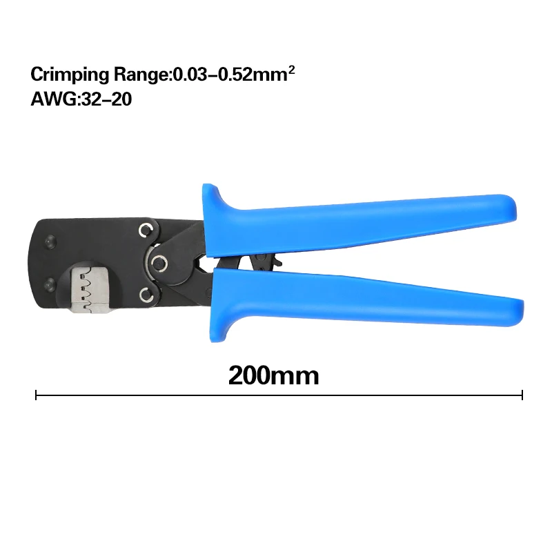 Crimping Tool JST Terminals XH2.54/PH2.0/ZH1.54/SH1.25 Small DuPont Head Crimp Plier Set For 0.03-0.52mm² 32-20AWG