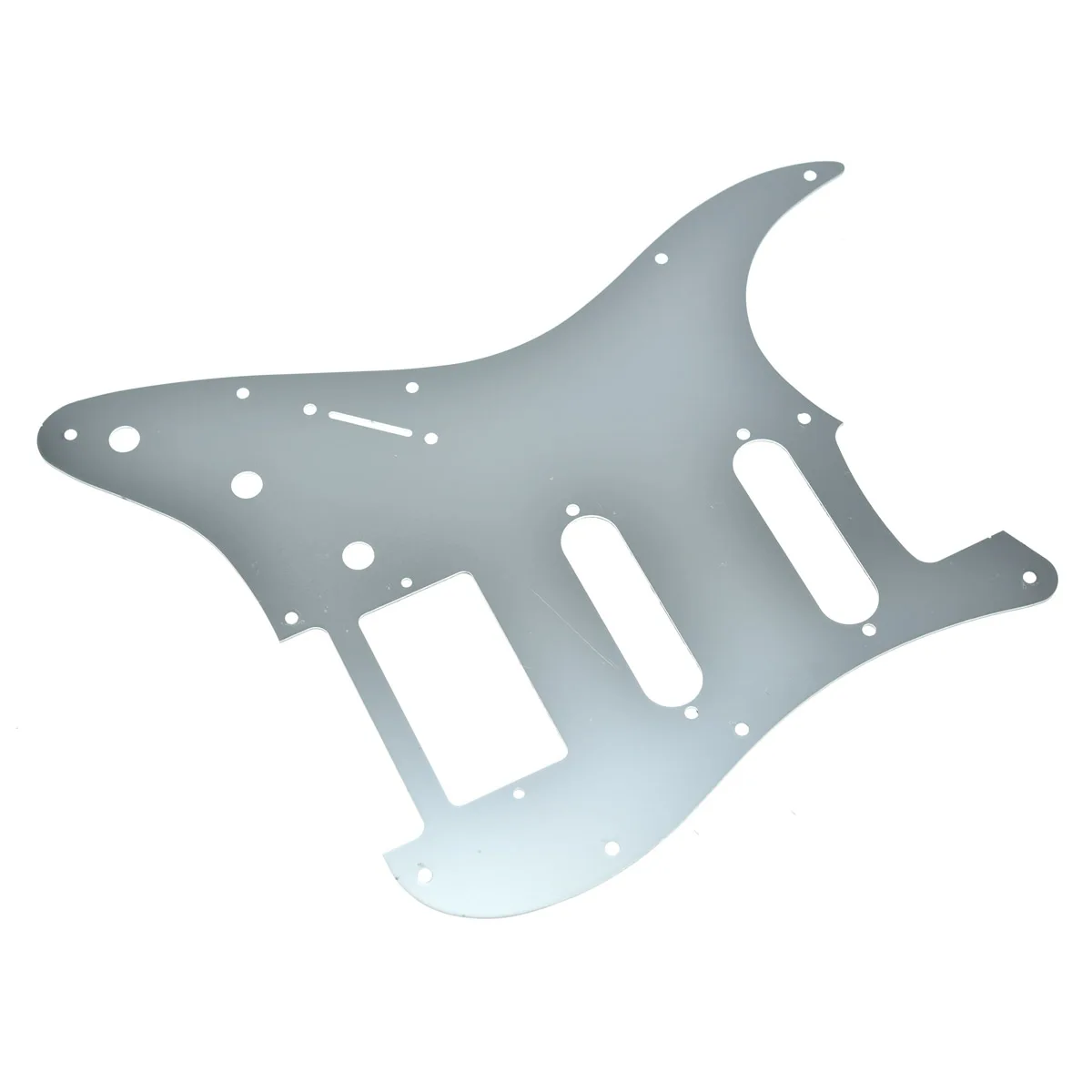 KAISH 11 Hole Metal Aluminum Anodized Modern Style ST Strat HSS Pickguard Fits American/Mexican Fender Strat