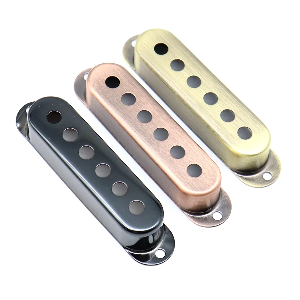 1 pcs Brass Electric Guitar Single Pickup Covers 48mm/50mm/52mm for ST SQ Guitar Accessories Parts