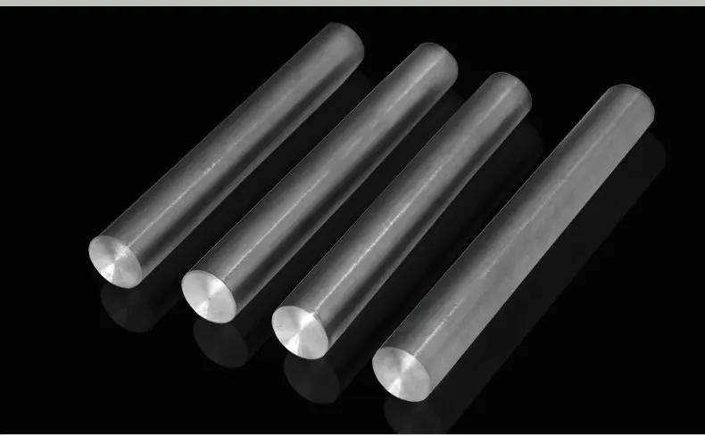 Titanium Alloy Bar Rod UNS Gr5 TC4 BT6 TAP6400 Titanium Ti Round Bars Industry CNC Machine Use DIY Material Anti-corrosion Model