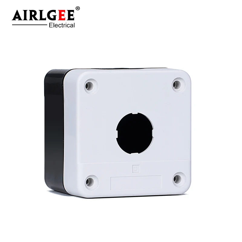 XAL-B01/2/3/4 hole button switch white control box emergency stop button switch box dustproof and waterproof 22mm plastic box