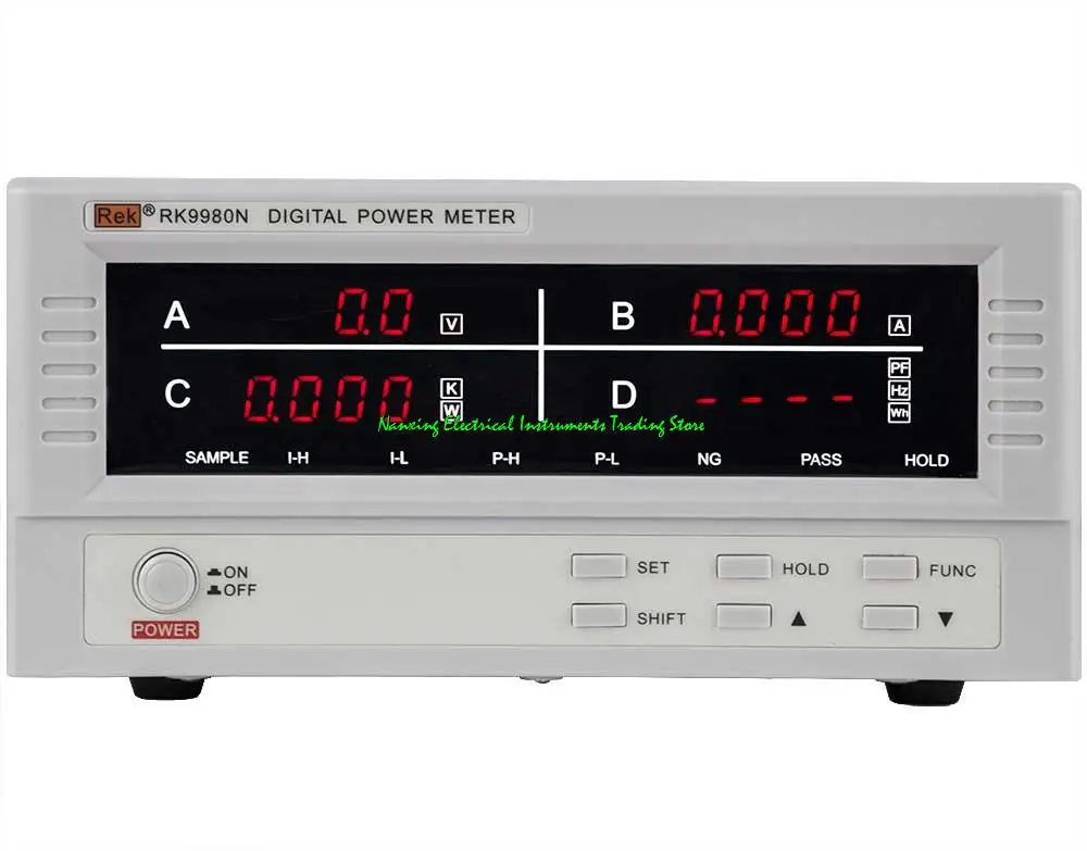 RK9980N Intelligent digital power meter electrical parameter tester 80A / 600V high-current electrical parameters meter 48KW