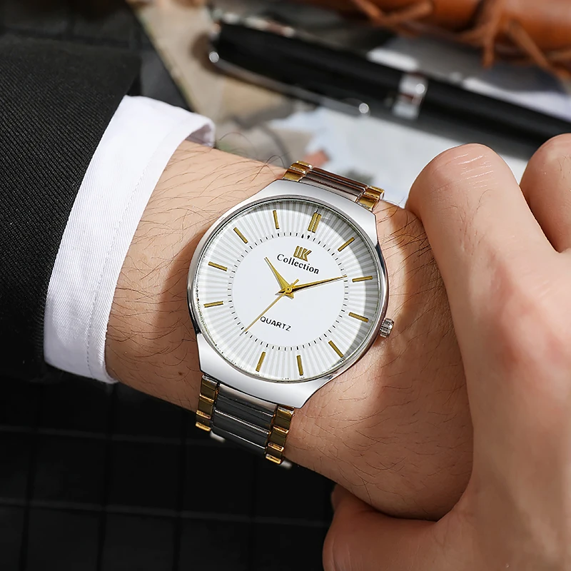 2024 New Luxury Brand Stainless Steel Quartz Watch For Men Fashion Casual Wristwatch Military Sports Clock Relogio Masuclino Hot