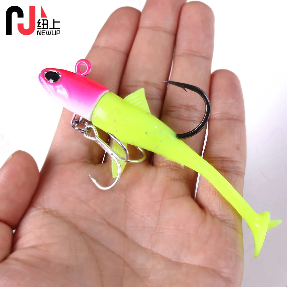 NEW UP 1PCS  Soft Lure  28g 35g 45g 50g 55g Swim Jig Wobbler Swimbait Jigging Lead Head Fishing Bait