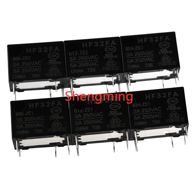 10pcs HF32FA JZC-32FA-005-ZS1 JZC-32FA-012-ZS1 JZC-32FA-024-ZS1 JZC-32FA-005-ZS2 JZC-32FA-012-ZS2 JZC-32FA-024-ZS2 5pins Rleay