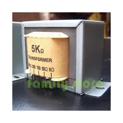 High-quality Japanese Z11 iron core, single-ended headphone amplifier output transformer 2W5KΩ, secondary: 0-50Ω-150Ω-300Ω-600Ω