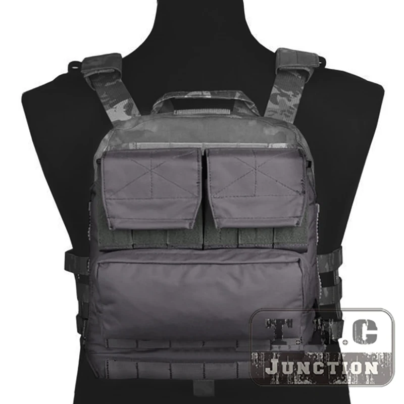 Emerson Tactical Plate Carrier Accessory Bag For CPC NCPC JPC 2.0 AVS Vest CP Style Zip-on Panel Backpack W/ Magazine Pouch WG