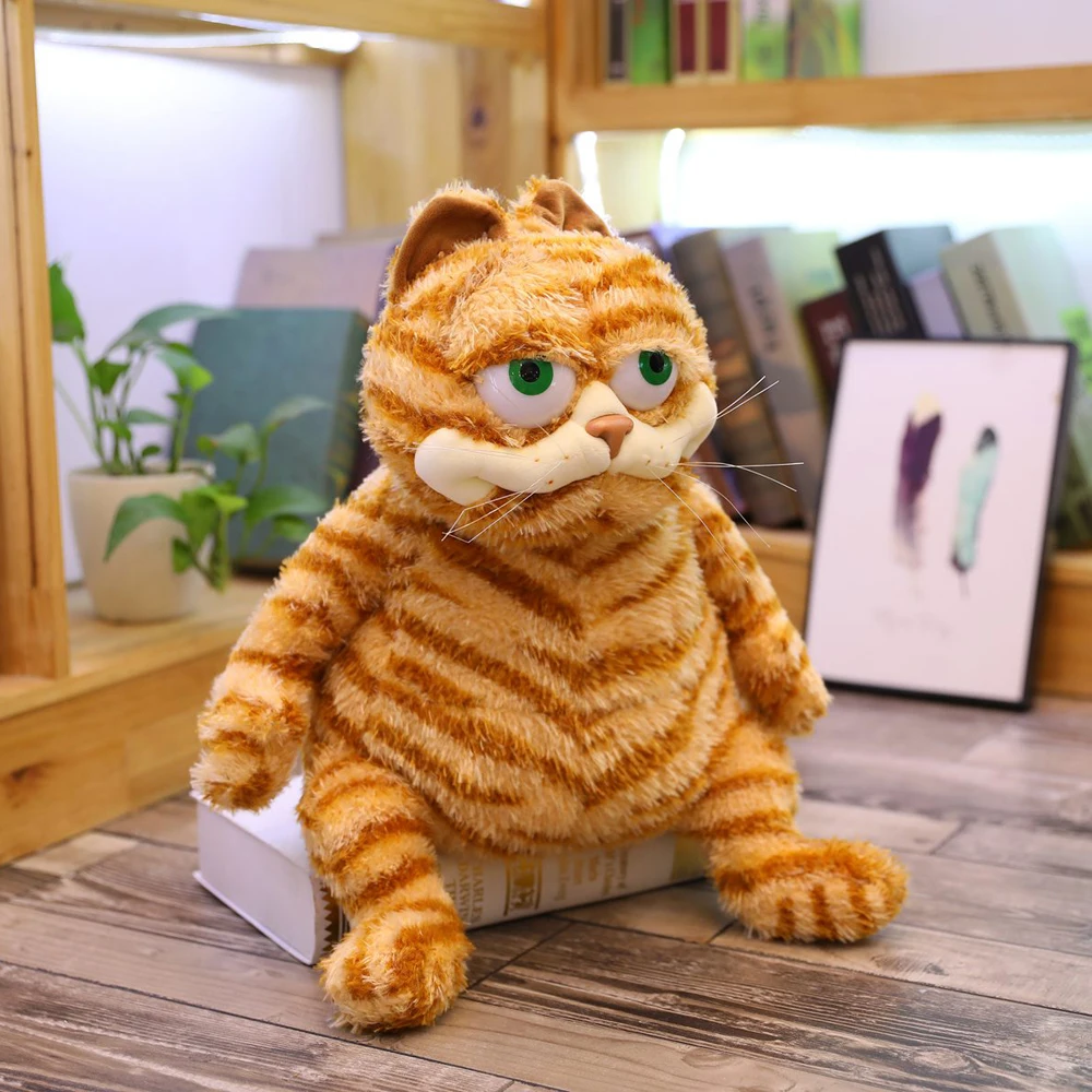 1PCS 30/45cm Cute Fat Cat Plush Toy Simulation Soft Stuffed Animal Kids Appease Doll Home Decoration Christmas Gifts