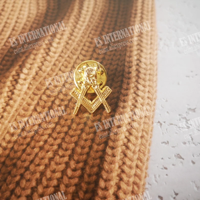 الماسونية التلبيب دبابيس الماسونية شارة ميسون Freemason BLM60 البوصلة و ساحة الجوف خارج 1.4*1.6 سنتيمتر اكسسوارات رائعة