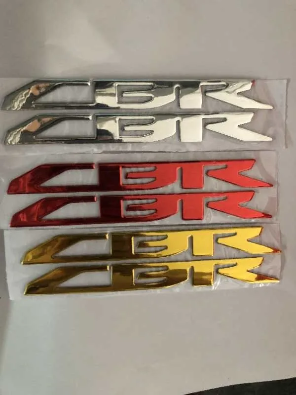 

New 3D Racing Bike Motorcycle Sticker Emblem Badge Rubber Protector Custom Honda Cbr 250r 250rr 500r 650r 650f 954 Decal