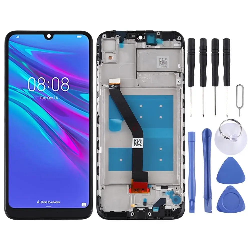 LCD Screen and Digitizer Full Assembly with Frame for Huawei Y6 (2019) / Y6 Pro (2019) / Enjoy 9e