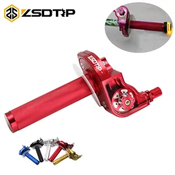 ZSDTRP 7/8'' 22mm Universal CNC Aluminum Acerbs Adjustable Throttle Twist Grips For Pit Dirt Bike Motocross ATV Offroad Quad