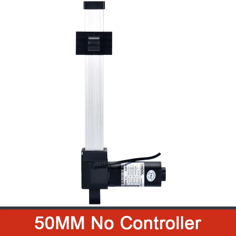 Imagem -06 - Atuador Linear Elétrico Dc12v 24v 660lb do Curso de Dhla3000p 50 mm com Controlador de Wifi Mini dc Motor Telescópico Ultra Baixo Nível de Ruído