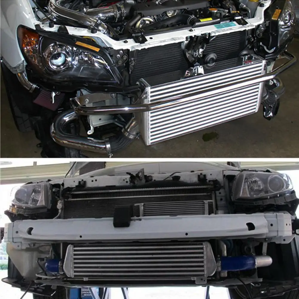 65mm Intercooler Universal Radiator 430x230x76mm Turbo Cold Air Intake Aluminum Radiador Cooling Systems 2.5inch Intercooler