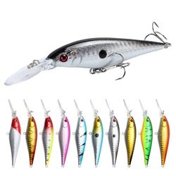 1Pc Minnow Fishing Lure 11cm 10.5g Artificial Plastic Hard Bait Jerkbait Deep Swim Japan Wobblers Crankbait Bass Fishing Tackle