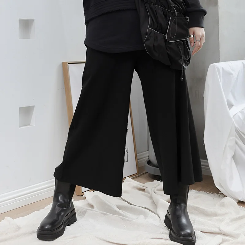 

Ladies Wide Leg Pants Spring And Autumn New Fashion Popular Simple Loose Leisure Large Size Wide Leg Pants