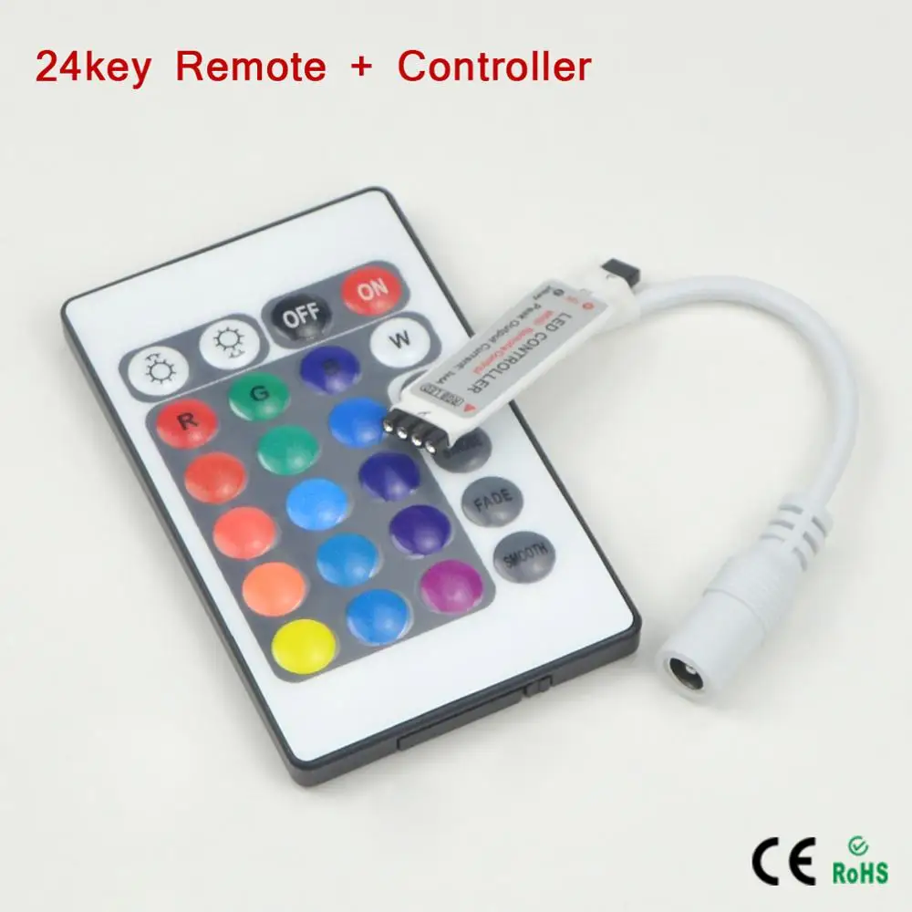 24 Keys/40 Keys/ 44 Keys DC12-24V  LED Strip Light IR Remote RGB/RGBW Controller lamp Dimmer for 2835 5050 LED Strip light