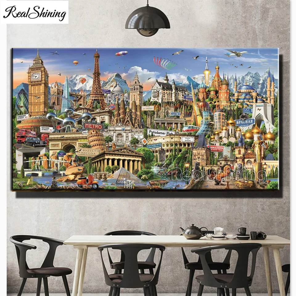 London Bus Britain Street DIY Diamond Painting Full Square/Round Cross Stitch Big Ben Landscape 5D Embroidery Rhinestone T251