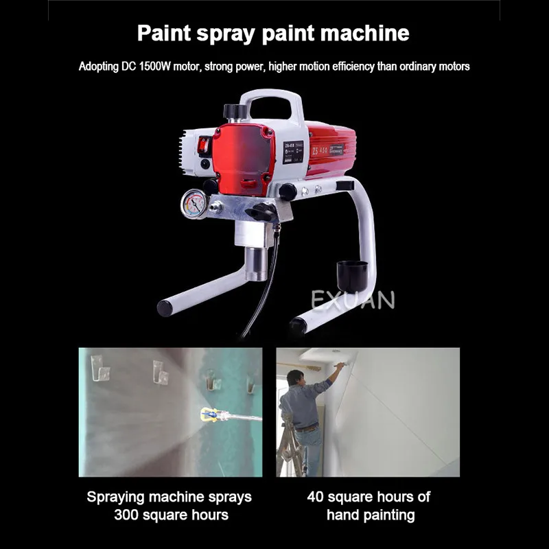 High-pressure New airless spraying machine Professional Airless Spray Gun Airless Paint Sprayer 450 Painting Machine Tool