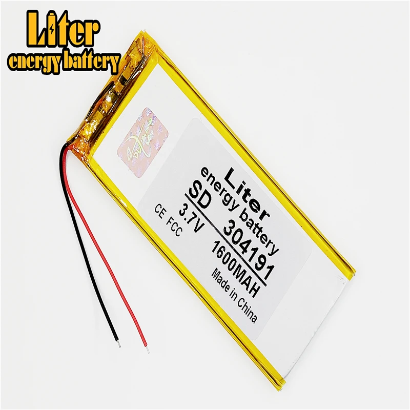 XWD 304191P 3.7V KEBE PL304190 PL304191 1600MAH LI- ION POLYMER battery for china clone S6 S9600 MTK phone