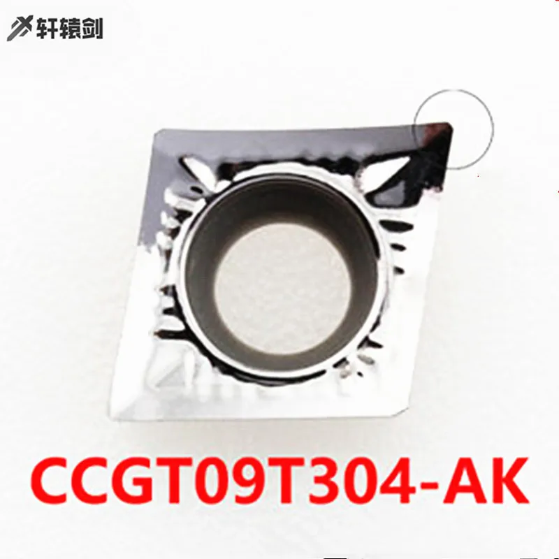 

10PCS CCGT09T302 CCGT09T304 CCGT09T308 AK XH02 Aluminum Alloy Turning Tool Insert Cutting CNC AL Tin Wood
