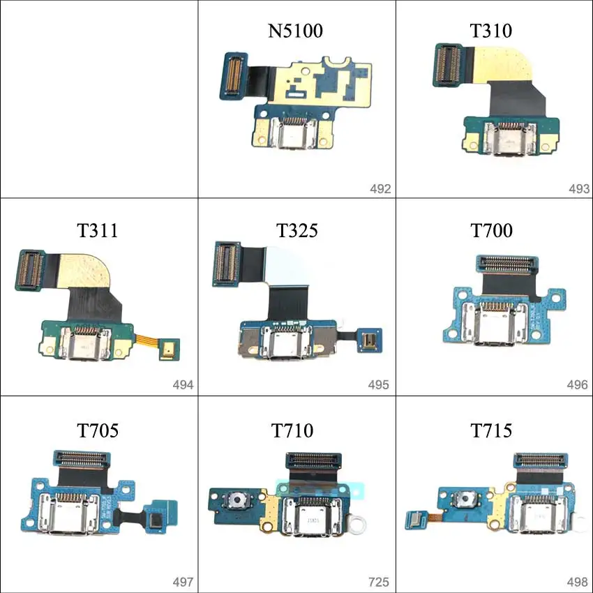 YuXi USB Charging Dock Flex Cable For Samsung Galaxy Tab S 8.4 T700 T705 T710 T715 SM-T700 SM-T705 Charger Port Connector Board