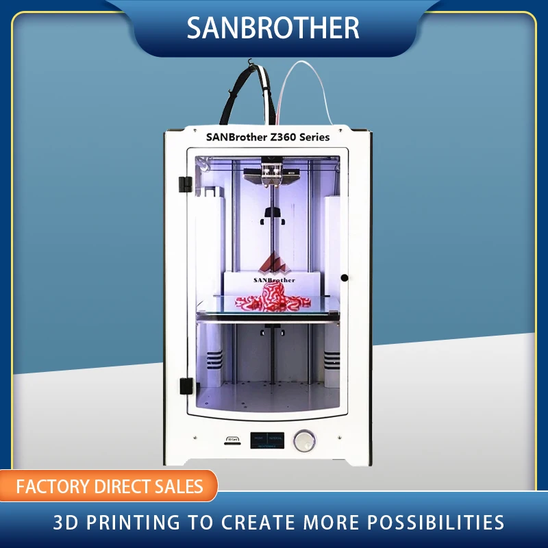 

3D Printer 2018 Newest SANJIUPrinter Z360 Dual Extruders 3D Printer DIY KIT More Higher Than UM2+2 Extended+ Top Quality