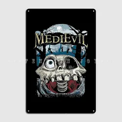 Medievil Sir Daniel Fortesque Metal Sign Cinema Living Room Cave Pub Create Plaques Tin Sign Poster