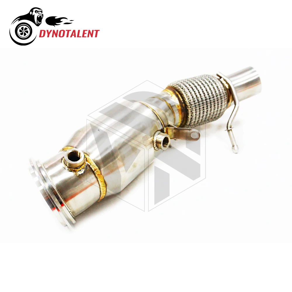 

DYN RACING 3,5 дюйма SS304 Высокопроизводительная водосточная труба Catless N20 для B MW F20 F21 F22 120I 128I 320I 328I 428I 2012-2017