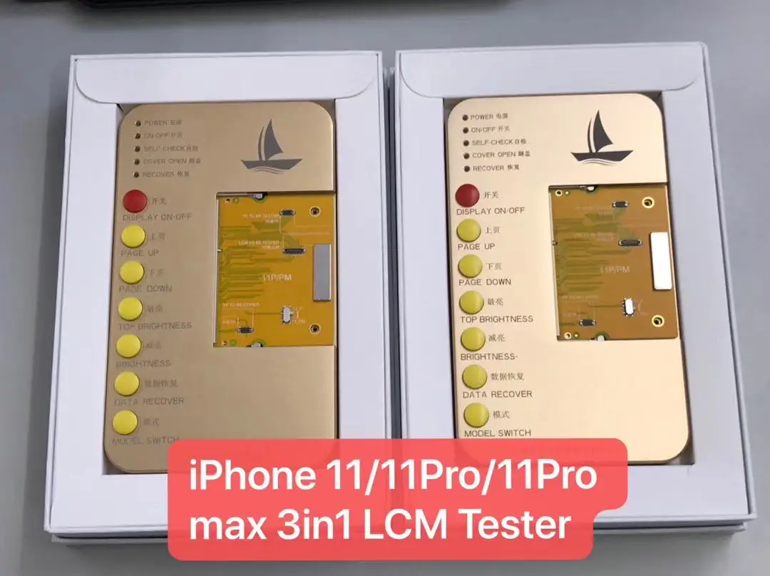 LCD Touch Screen Tester Frame Machine Built In Rechargeable  3D Touch +3pcs Testing Board For iPhone 11,11PRO, 11PROMAX