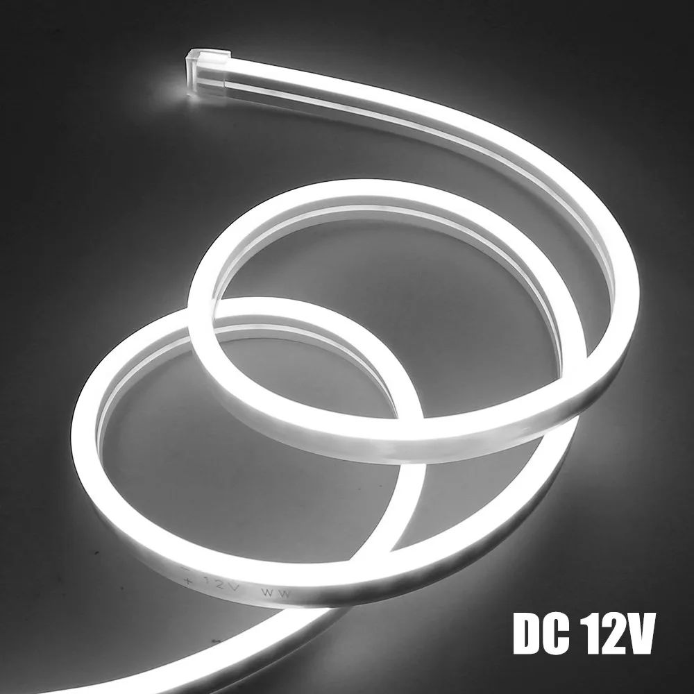 

DC 12V Neon Strip Light Waterproof Size 6x12mm 120LEDs/m SMD 2835 LED Strip White Warm White Flexible Neon Lights