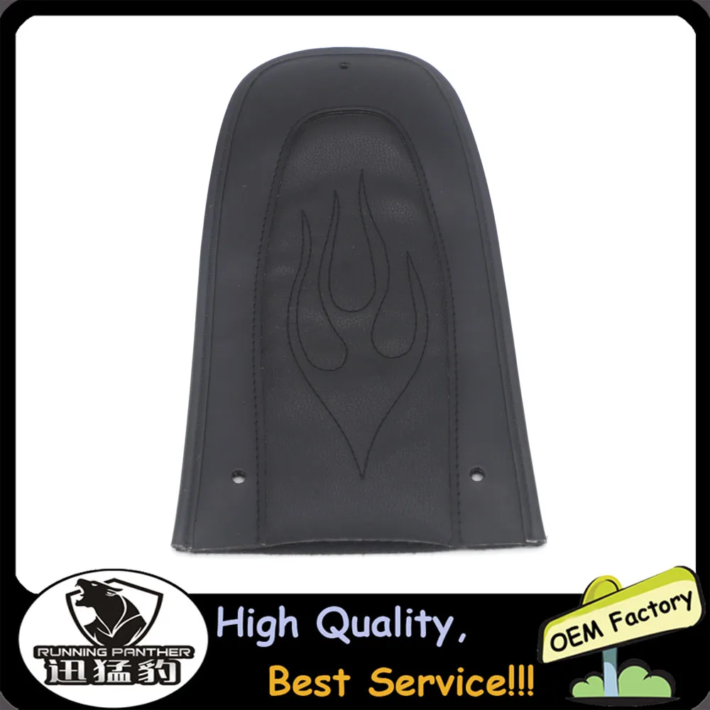 オートバイ革炎リアフェンダーよだれかけソロシートレクトラグラクラシック3穴