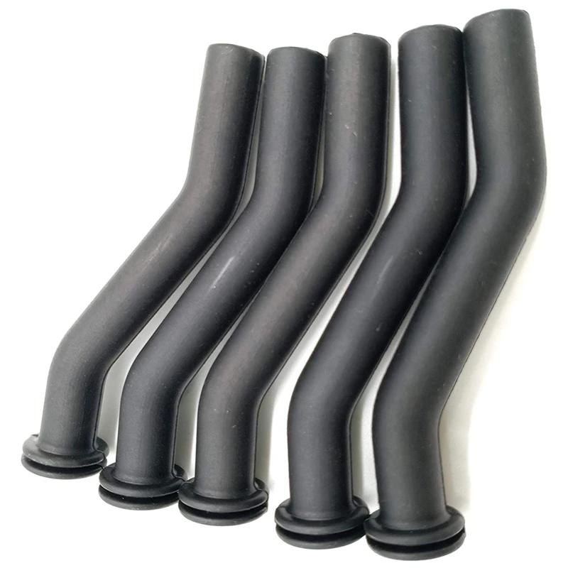 5Pcs Vacuum Hose 596163 593998, 797408, Black For Briggs & Stratton
