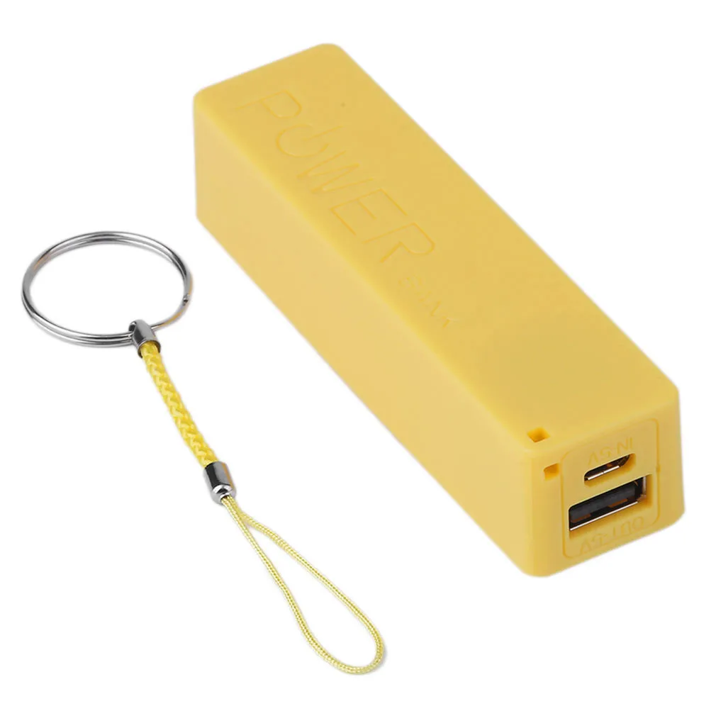 Batería externa portátil de 2600MAH, cargador de batería de respaldo para teléfonos inteligentes, tamaño 1x18650