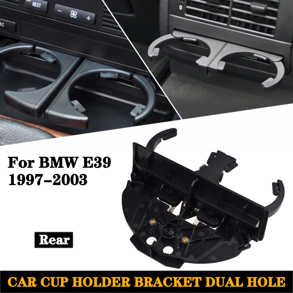 Portable Retractable Car Drink Holder Cup Holder for BMW E39 525 528 530 540 M5 1995-2006 Car Interior Accessories 51168190205