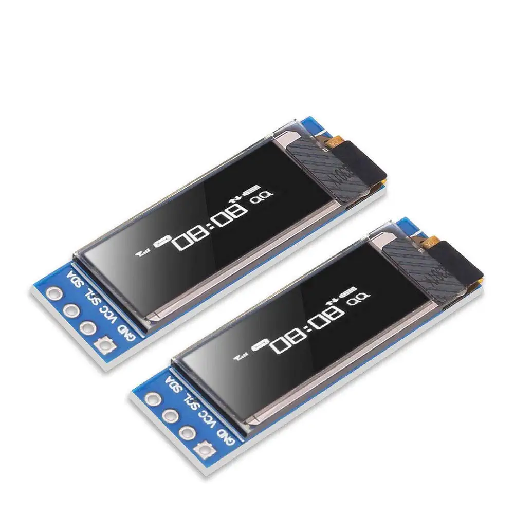 0.91 OLED I2C Display Module IIC 0.91 inch I2C SSD1306 LED DC Display Module Blue I2C LCD 128x32 Screen Driver