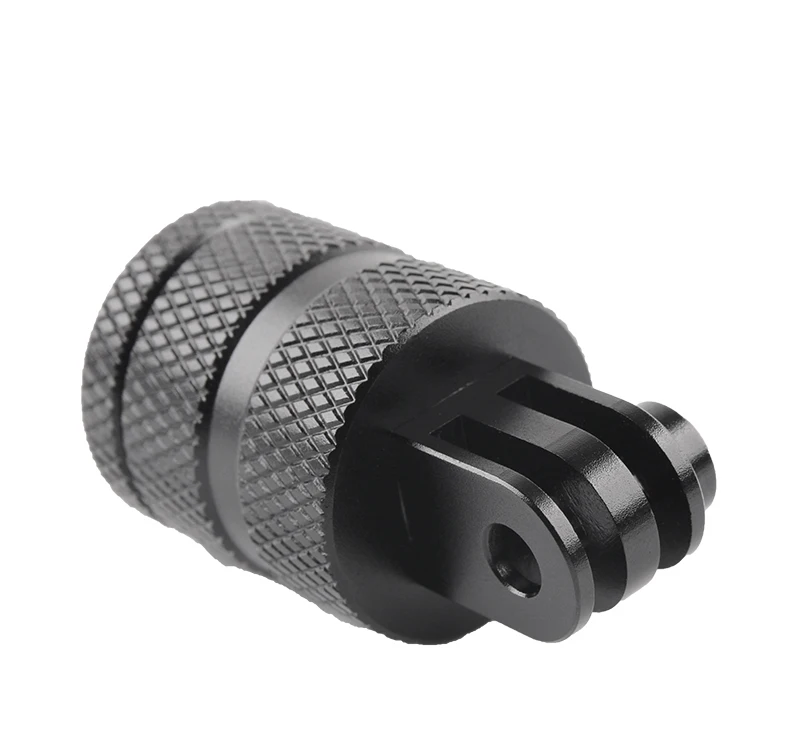 Аксессуары для Gopro 13 12 11, металлический адаптер, 1/4 дюйма, алюминиевый штатив, крепление из сплава с ЧПУ, вращение на 360 градусов для Go Pro Hero DJI OSMO Action