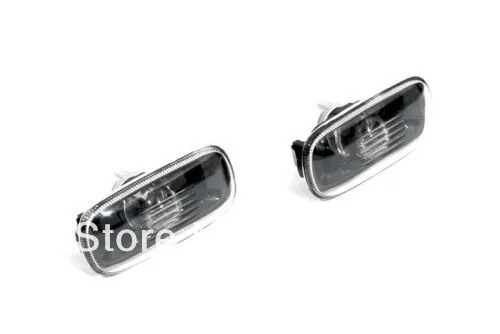 Smoke Side Marker Light Smooth Lens For Audi A6 C5 / A6 C6