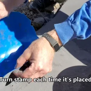 Nahtlose Briefmarkenmatte gebrochen, Schiefergestein für Betonpflaster, Zementfliesen, Dekorativen, 8 Hauptverkaufsstempel Betonboden - №1