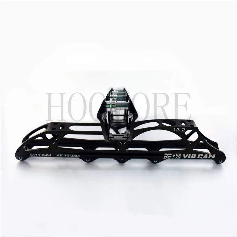 3 / 4 wheels Multi-use Alloy CNC Chassis 3X125mm / 4X110mm Inline Speed Skates Base Frame Track Race Marathon 195mm Mount Vulcan