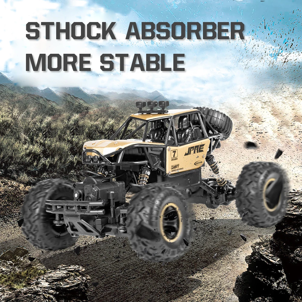 CONUSEA RC Cars 1: 16 Scale Buggy Off-Road Rock Crawler Truck All Terrain Climbing Remote Control Car RC Racing Car Toy for Boys